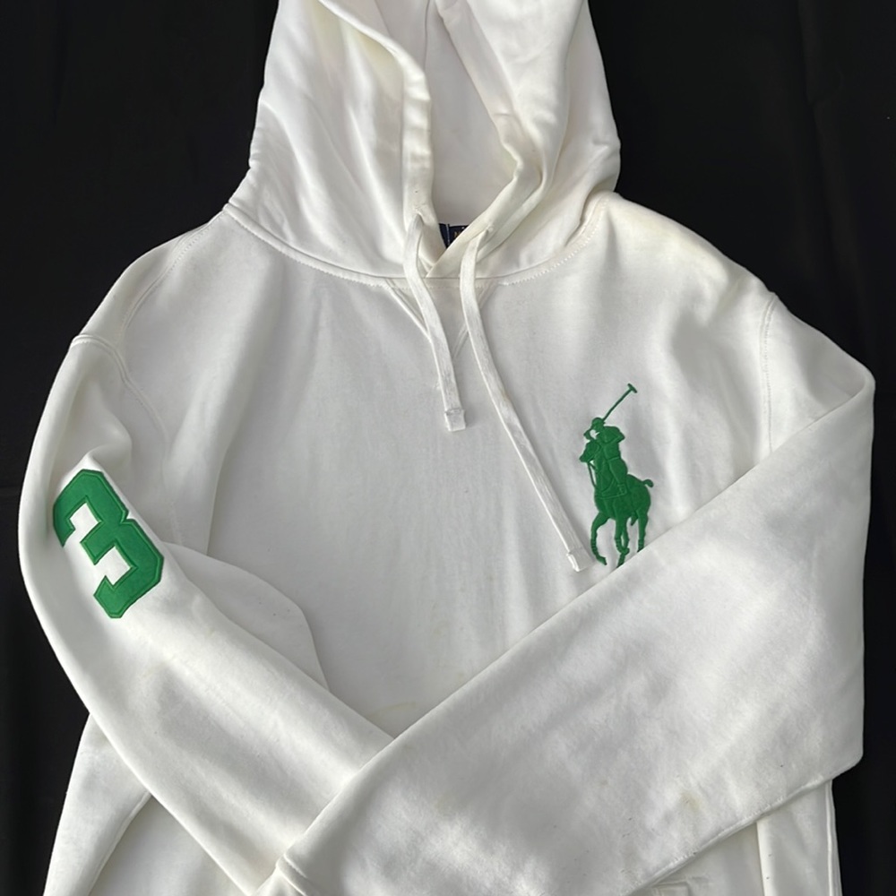 White Ralph Lauren Polo Hoodie